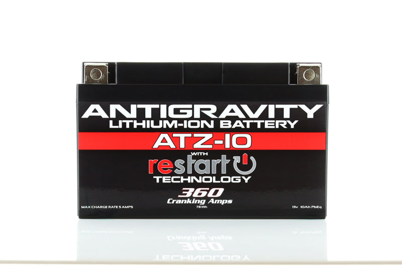 Antigravity Batteries AG-ATZ10-RS FITS: Antigravity YTZ10 Lithium Battery w/Re-Start Batteries
