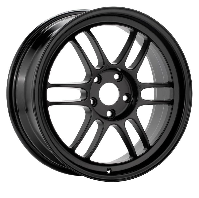 Enkei 3796704943BK FITS: RPF1 16x7 4x100 43mm Offset 73mm Bore Black Wheel Miata 4-Lug / 02-06 Mini / Honda & Acura 4 Wheels Cast