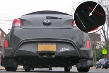 Load image into Gallery viewer, Rally Armor MF24-UR-BLK/BL FITS: 12-18 Hyundai Veloster Black UR Mud Flap w/ Blue Logo Mud Flaps