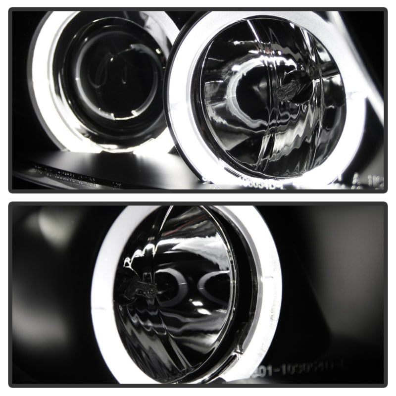 SPYDER 5009005 FITS: BMW E90 3-Series 06-08 Projector LED Halo Amber Reflctr Rplc Bulb Blk PRO-YD-BMWE9005-AM-BK Headlights