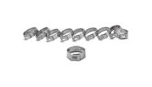 Load image into Gallery viewer, Vibrant 12273 FITS: One Ear Stepless Pinch Clamps 9.4-11.9mm clamping range (Pack of 10) SS 7mm band width Clamps
