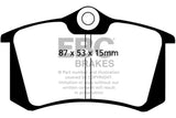 EBC DP5680NDX FITS: 04-06 Audi TT Quattro 3.2 Bluestuff Rear Brake Pads Brake Pads Racing