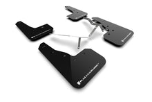 Load image into Gallery viewer, Rally Armor MF90-UR-BLK/WH FITS: 22-25 Honda Civic/Civic Si/Sport Black UR Mud Flap w/White Logo Mud Flaps