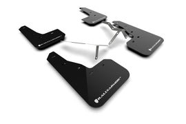 Rally Armor MF90-UR-BLK/WH FITS: 22-25 Honda Civic/Civic Si/Sport Black UR Mud Flap w/White Logo Mud Flaps