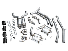 Load image into Gallery viewer, AWE Tuning 3015-43107 FITS: 19-23 Audi C8 S6/S7 2.9T V6 AWD Touring Edition Exhaust Diamond Black Tips Catback