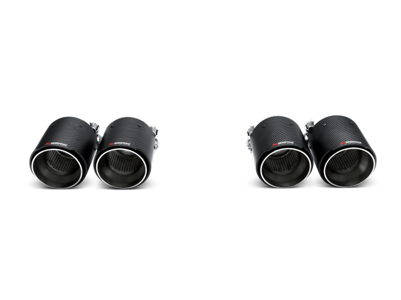 Akrapovic TP-CT/26 FITS: 14-17 BMW M3/M4 (F80/F82) Tail Pipe Set (Carbon) Tips
