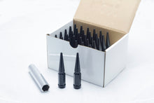 Load image into Gallery viewer, Wheel Mate 35423P FITS: Spiked Lug Nuts Set of 32 Black 14x1.50 Lug Nuts