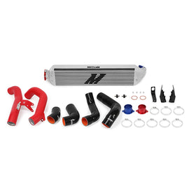 Mishimoto MMINT-CIV-16KSLWRD FITS: 2016+ Honda Civic 1.5T / 2017+ Honda Civic Si Silver Intercooler Kit w/Red Pipes Intercooler Kits