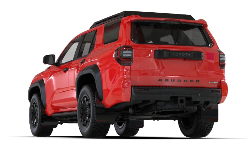 Rally Armor MF148-UR-BLK-MBK FITS: 2025+ Toyota 4Runner Black UR Mud Flap w/ Metallic Black Logo Mud Flaps