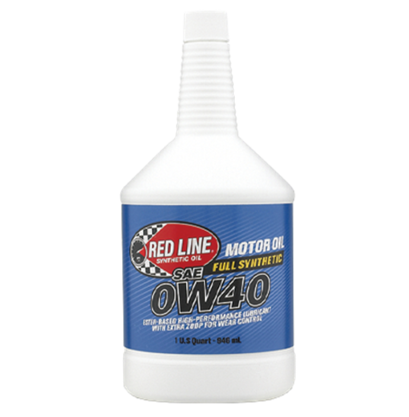Red Line 11104 FITS: 0W40 Motor Oil Quart Motor Oils