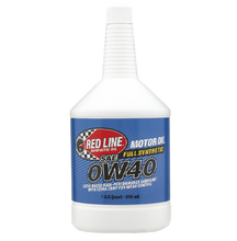 Load image into Gallery viewer, Red Line 11104 FITS: 0W40 Motor Oil Quart Motor Oils