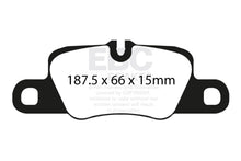 Load image into Gallery viewer, EBC DP41858R FITS: 12-15 Porsche 911 (991) (Cast Iron Rotor only) 3.8 Carrera S Yellowstuff Rear Brake Pads Brake Pads Performance
