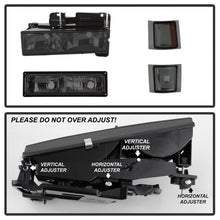 Load image into Gallery viewer, SPYDER 5072238 FITS:xTune Chevy Suburban 94-98 Headlights w/ Corner &amp; Parking Lights 8pcs Smoked HD-JH-CCK88-AM-SM-SET Headlights