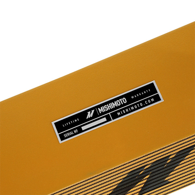 Mishimoto MMINT-FOST-13KBGD FITS: Intercooler Kits FITS: 2013+ Ford Focus ST Gold Intercooler w/ Black Pipes Intercooler Kits