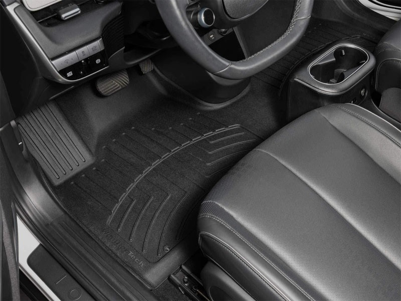 WeatherTech 22-24 Ioniq 5 Front Over The Hump FloorLiner HP - Black FITS: Hyundai - WET4417201IM