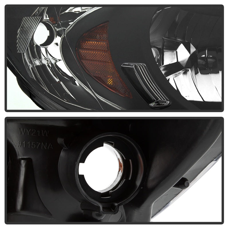 SPYDER 9042706 FITS:xTune 04-05 Honda Civic (Excl Hatchback/Si) OEM Style Headlights Black (HD-JH-HC04-4D-AM-BK) Headlights