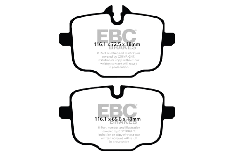EBC DP42089R FITS: 2021+ BMW M3/M4 3.0TT (G80/G82/G83) Yellowstuff Rear Brake Pads Brake Pads Performance
