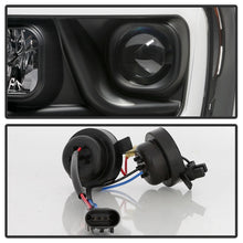 Load image into Gallery viewer, SPYDER 5085306 FITS: Dodge Ram 1500 06-08 V2 Projector Headlights Light Bar DRL Black (PRO-YD-DR06V2-LB-BK) Headlights