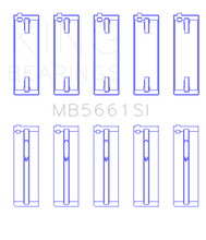 Load image into Gallery viewer, King Engine Bearings MB5661SI FITS: -King Volkswagen AMB/BYK/BBX (Size STD) Silicon Bi-Metal Aluminum Main Bearing Set Bearings