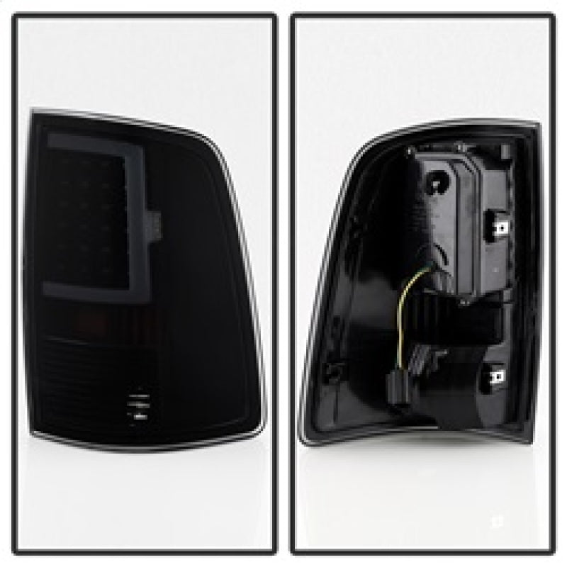 SPYDER 9041020 FITS:xTune 13-18 Dodge Ram 1500 (LED Model Only) LED Tail Lights Blk Smk (ALT-ON-DRAM13V2-LBLED-BSM) Tail Lights
