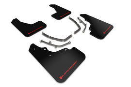 Rally Armor MF61-UR-BLK/RD FITS: 19-25 Mazda3 Hatchback Black UR Mud Flap w/Red Logo Mud Flaps