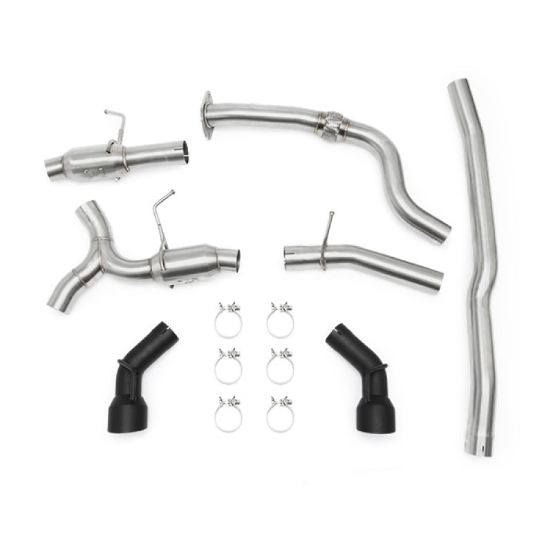 Mishimoto MMEXH-CAM4-16DTPBK FITS: Catback FITS: 2016+ Chevrolet Camaro 2.0T Dual Black Tip Cat-Back Exhaust Catback