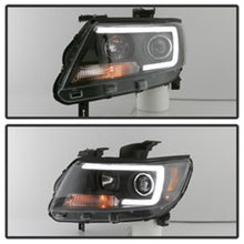 Load image into Gallery viewer, SPYDER 5085283 FITS: 15-17 Chevy Colorado Projector Headlights Light Bar LED Black (PRO-YD-CCO15-LBDRL-BK) Headlights