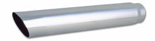 Load image into Gallery viewer, Vibrant 1557 FITS: 4in Round SS Truck/SUV Exhaust Tip (Single Wall Angle Cut) 3in inlet 20in long Tips
