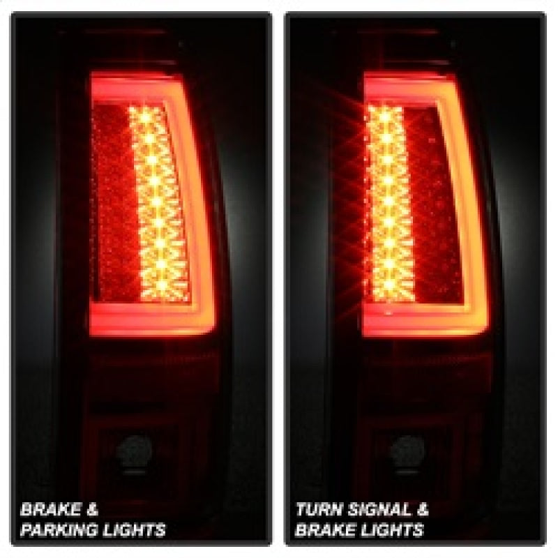 SPYDER 5081902 FITS: Chevy Silverado 1500/2500 03-06 Version 2 LED Tail Lights Chrome ALT-YD-CS03V2-LED-C Tail Lights
