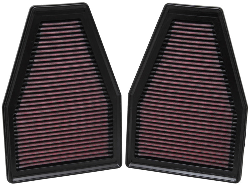 K&N Engineering 33-2484 FITS:K&N Replacement Air Filter 12-13 Porsche 911 3.4L / 12 911 3.8L / 13 911 3.6L / 13 911 Carrera 3.8L Air Filters Drop In
