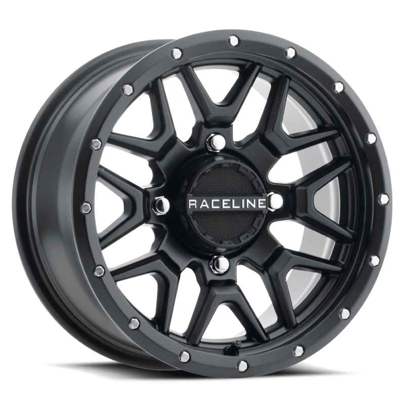 Raceline A94B-47056+38 FITS: A94B Krank 14x7in / 4x156 BP / 38mm Offset / 132.5mm Bore Satin Black Wheel Wheels Cast