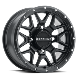 Raceline A94B-57037+10 FITS: A94B Krank 15x7in / 4x137 BP / 10mm Offset / 110.18mm Bore Satin Black Wheel Wheels Cast