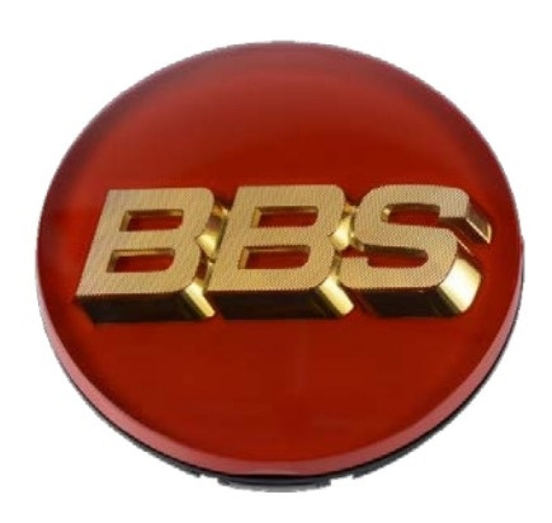 BBS 56.24.099 FITS: Center Cap 70.6mm Red/Gold (3-tab) (56.24.073) Wheel Center Caps