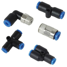 Load image into Gallery viewer, Vibrant 2672 FITS: Union Straight Pneumatic Vacuum Fitting for use with 1/4in (6mm) OD tubing Fittings