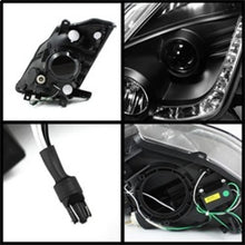 Load image into Gallery viewer, SPYDER 5064738 FITS: Nissan 350Z 03-05 Projector Headlights Halogen Model Only DRL Black PRO-YD-N350Z02-DRL-BK Headlights