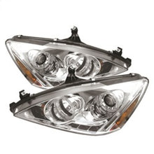 Load image into Gallery viewer, SPYDER 5010643 FITS: Honda Accord 03-07 Projector Headlights LED Halo Amber Reflector LED Chrm PRO-YD-HA03-AM-C Headlights