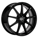 Enkei 441-670-1138BK FITS: EDR9 16x7 4x100/108 38mm Offset 72.6 Bore Diameter Matte Black Wheel Wheels Cast