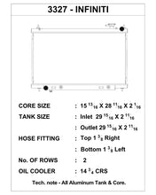 Load image into Gallery viewer, CSF 3327 FITS: 03-07 Infiniti G35 Radiator Radiators