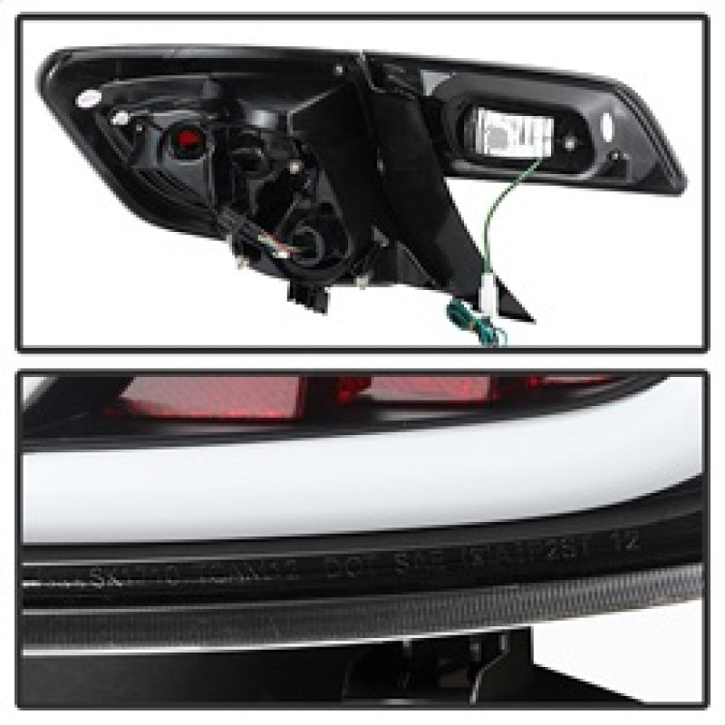 SPYDER 5079411 FITS: Toyota Camry 12-14 Light Bar LED Tail Lights Black ALT-YD-TC12-LBLED-BK Tail Lights