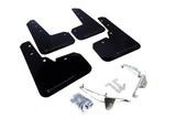 Rally Armor MF26-UR-BLK/GRY FITS: 13-17 Subaru Crosstrek XV Black UR Mud Flap w/Grey Logo Mud Flaps