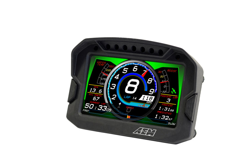 AEM 30-5602 FITS: CD-5G Carbon Digital Dash Display w/ Interal 10Hz GPS & Antenna Gauges