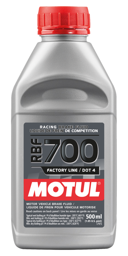 Motul 111257 FITS: 1/2L Brake Fluid RBF 700 Racing DOT 4 Brake Fluid