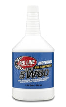 Load image into Gallery viewer, Red Line 11604 FITS: 5W50 Motor Oil Quart Motor Oils