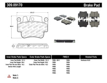 Load image into Gallery viewer, Stoptech 309.09170 FITS:StopTech Performance 00-07 Porsche Boxster S / 06-07 Cayman / 99-05 911 Carrera Front Brake Pads Brake Pads Performance