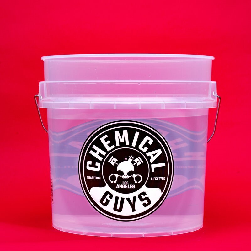 Chemical Guys ACC106 FITS: Heavy Duty Ultra Clear Detailing Bucket Wash Buckets