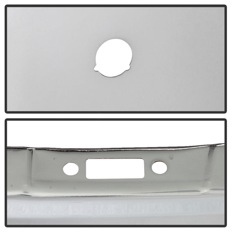 SPYDER 9948497 FITS: Dodge Ram 1500 14-18 Bottom w/Sensor w/Fog Light Hole Front Bumper Chrome (OEM 68160857AA) Bumper Accessories