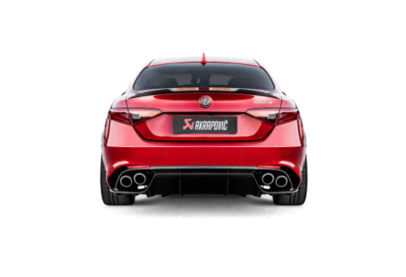 Akrapovic S-AR/TI/1H-E FITS: 17-19 Alfa Romeo Giulia Quadrifoglio Evolution Line Cat Back (Titanium) w/Link Pipes Catback