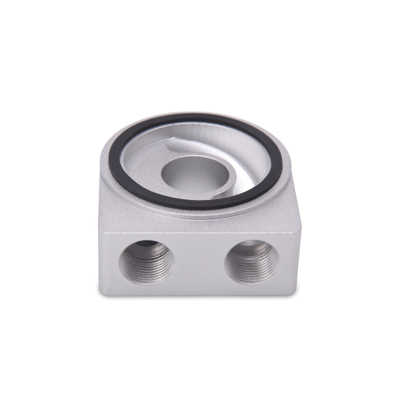 Mishimoto MMOP-SPM22 FITS: M22 Oil Sandwich Plate Oil Filter Blocks