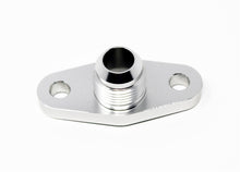 Load image into Gallery viewer, Torque Solution TS-UNI-476 FITS: Billet Offset Oil Drain Flange w/ Integrated -10AN Flange: T3/T4 &amp; PTE/Borg Turbo Flanges