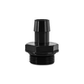 Mishimoto MMFT-16ORB-34BK FITS: Fittings FITS: -16ORB to 3/4in. Hose Barb Aluminum Fitting Black Fittings